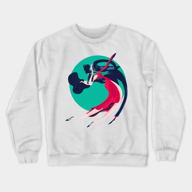 Swing Crewneck Sweatshirt by sixfootgiraffe